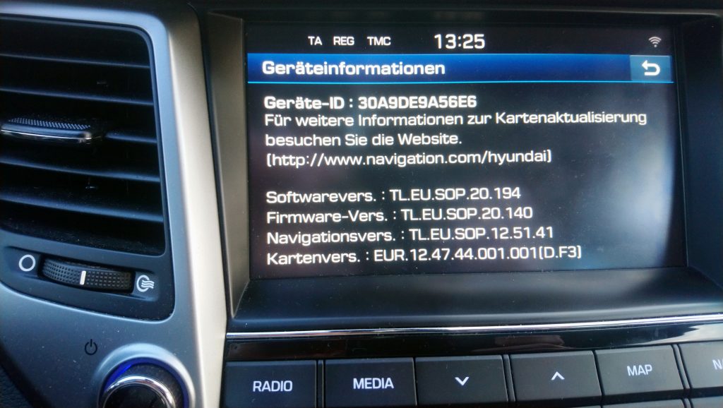 Hyundai Navi Update per SDKarte 2022 & 2023 Download