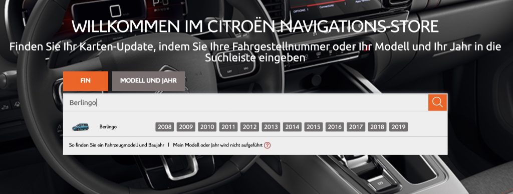 Citroen update download