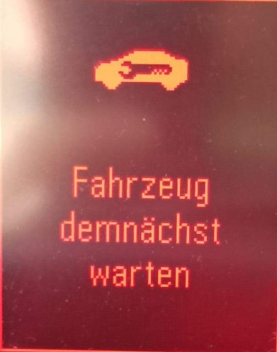 Fahrzeug Demnchst Warten