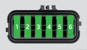 Diagramm des Sicherungskastens unter der Motorhaube: SEAT Ibiza (2008)