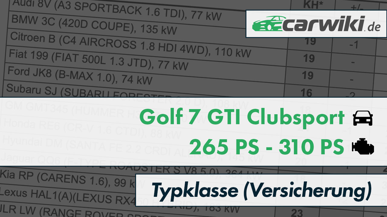Versicherung Fr Golf 7