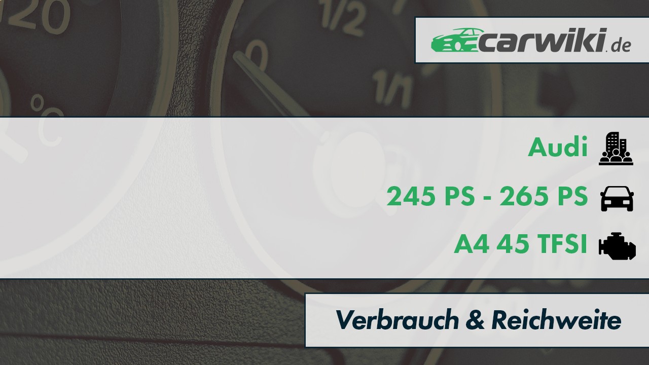 Audi A4 45 TFSI Verbrauch