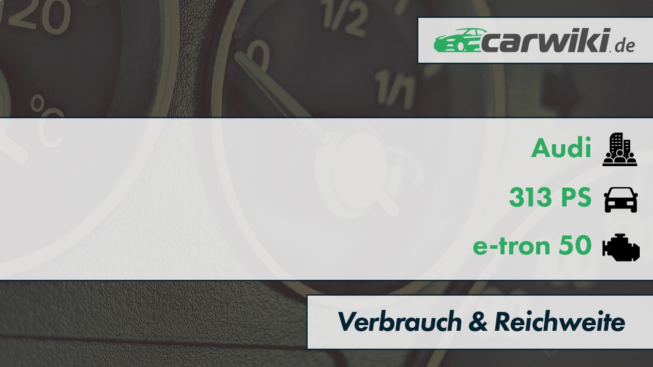 Audi e-tron 50 Verbrauch