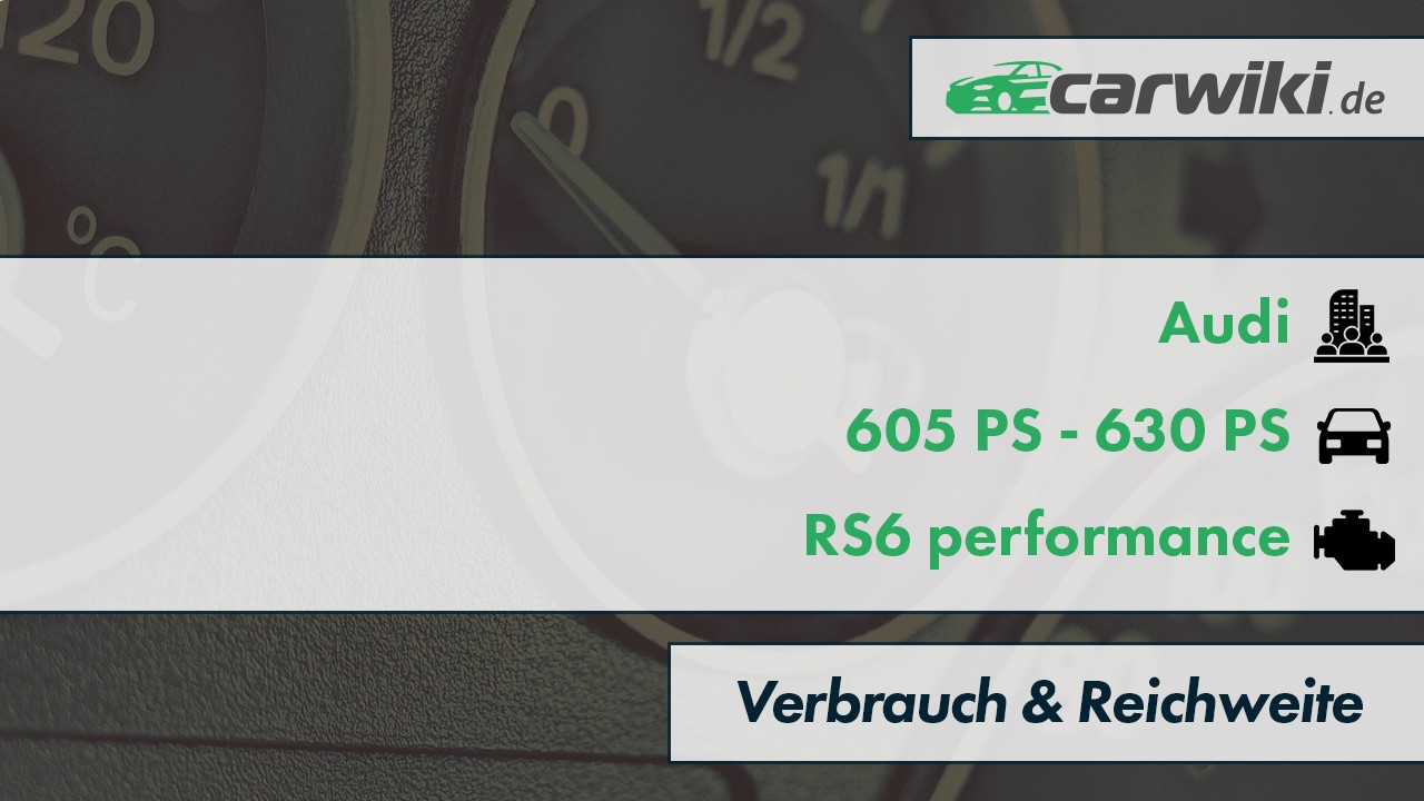Audi RS6 performance Verbrauch