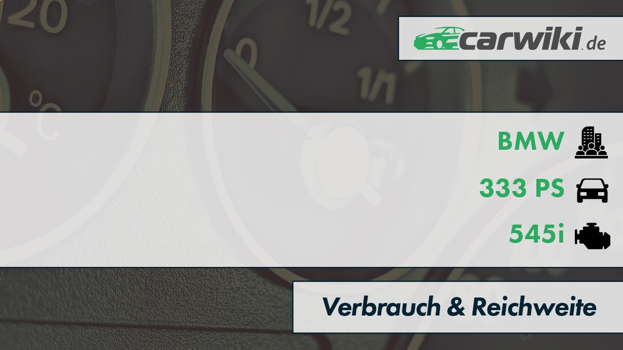 BMW 545i Verbrauch