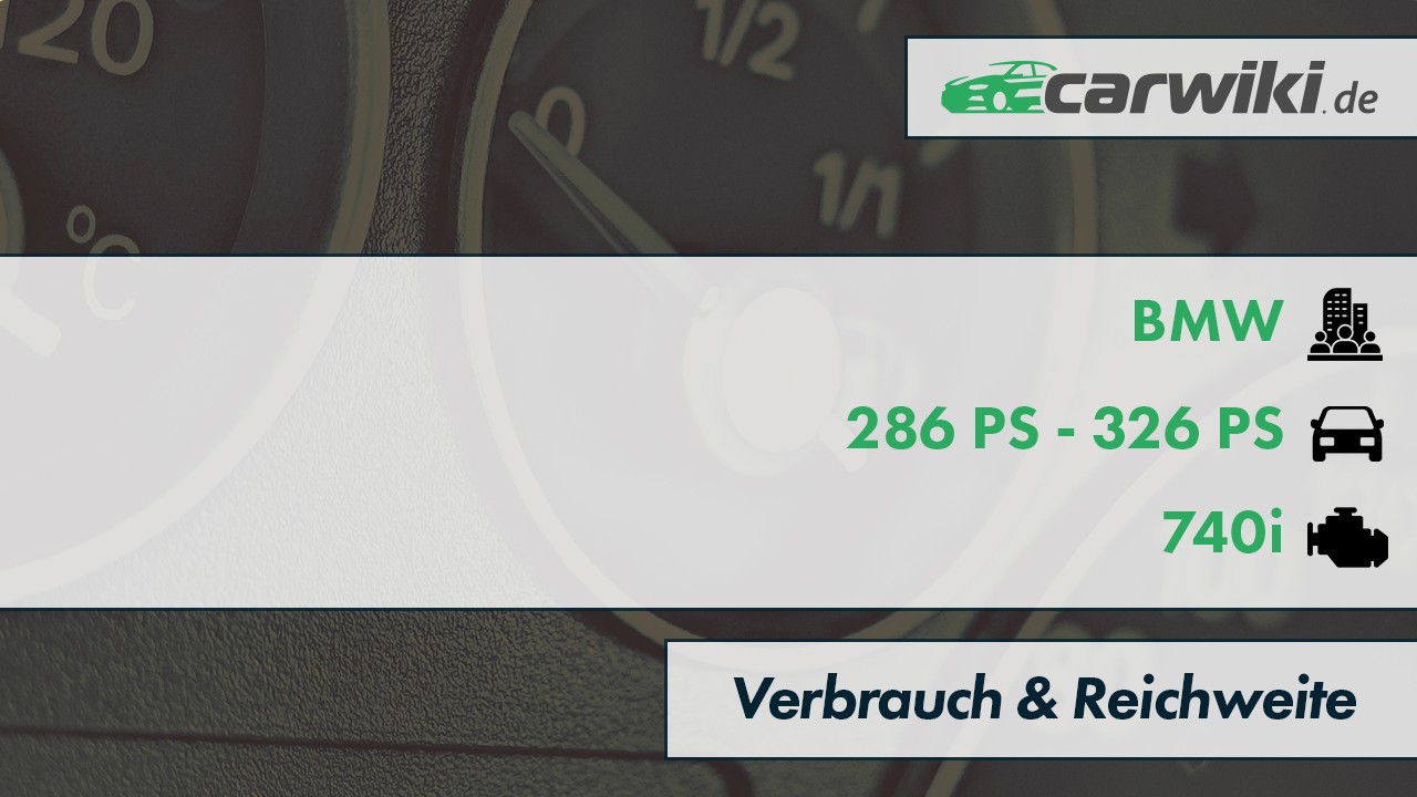 BMW 740i Verbrauch