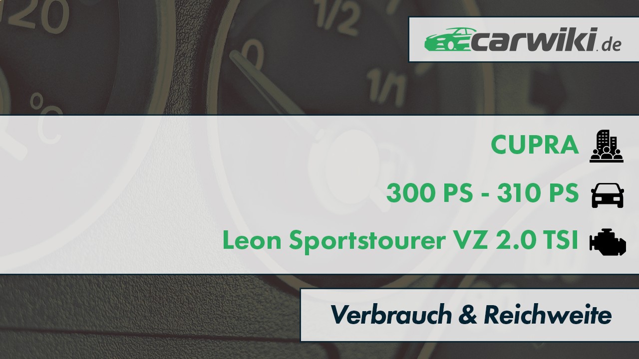 CUPRA Leon Sportstourer VZ 2.0 TSI Verbrauch