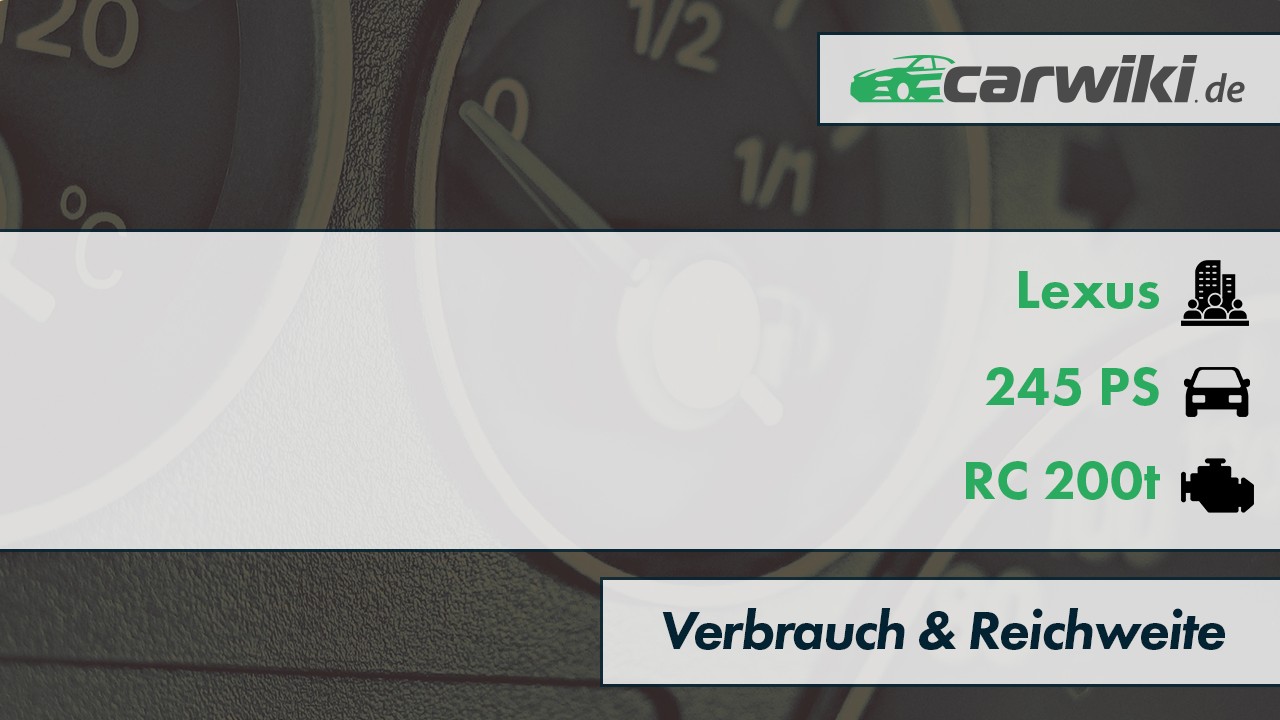 Lexus RC 200t Verbrauch