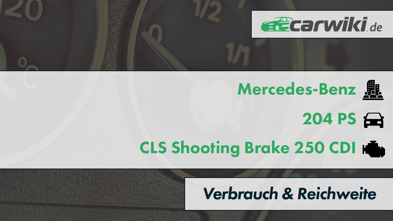 Mercedes-Benz CLS Shooting Brake 250 CDI Verbrauch