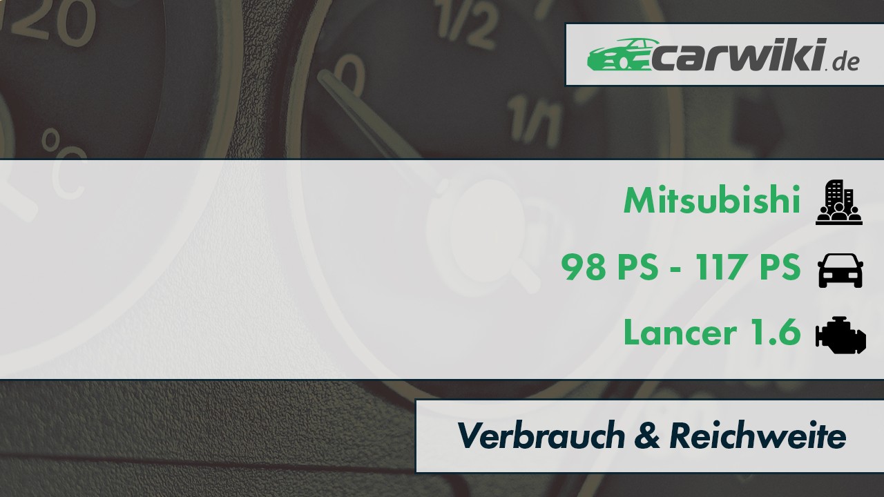 Mitsubishi Lancer 1.6 Verbrauch